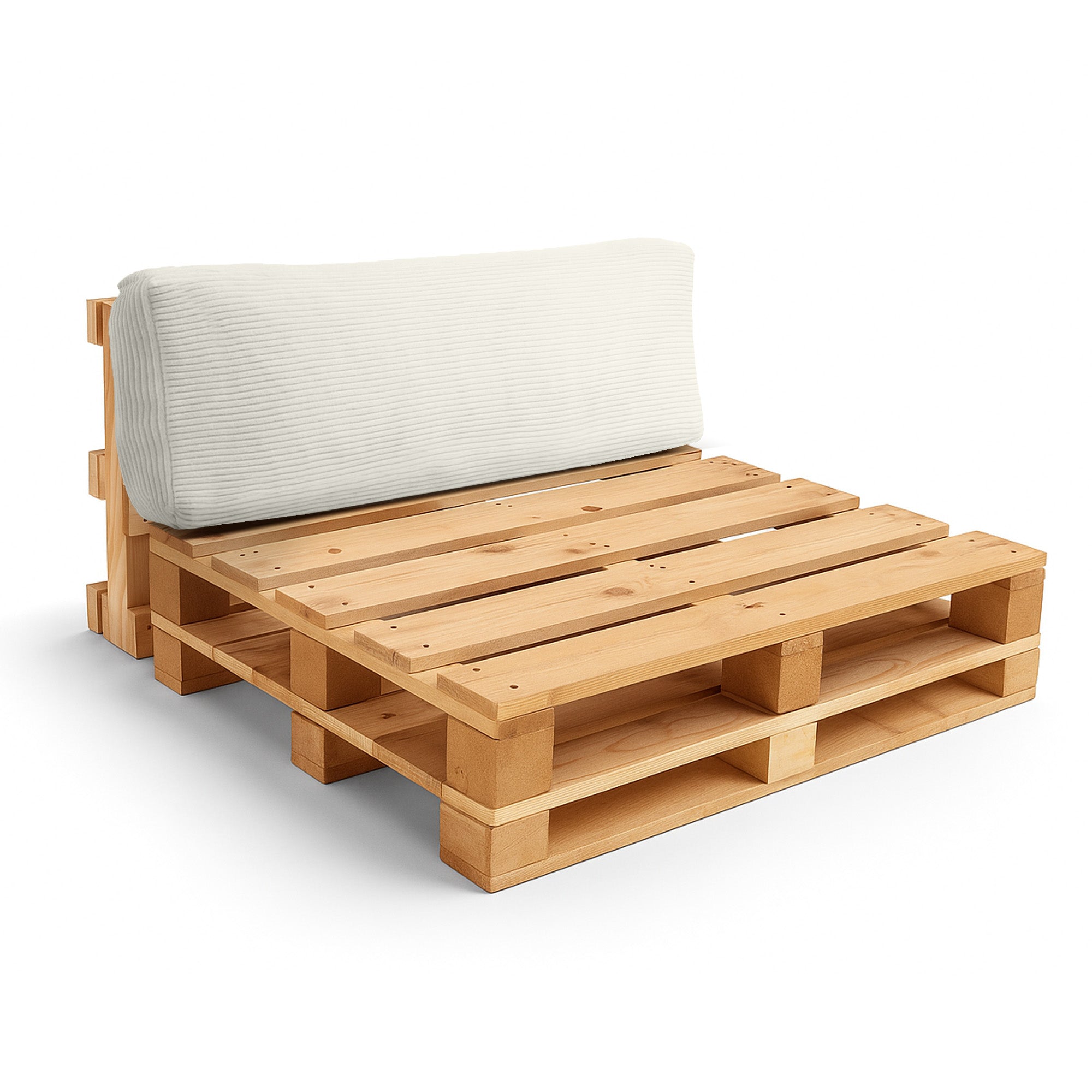 Palečių pagalvių komplektas – kreminės spalvos veliūras (velvetas)