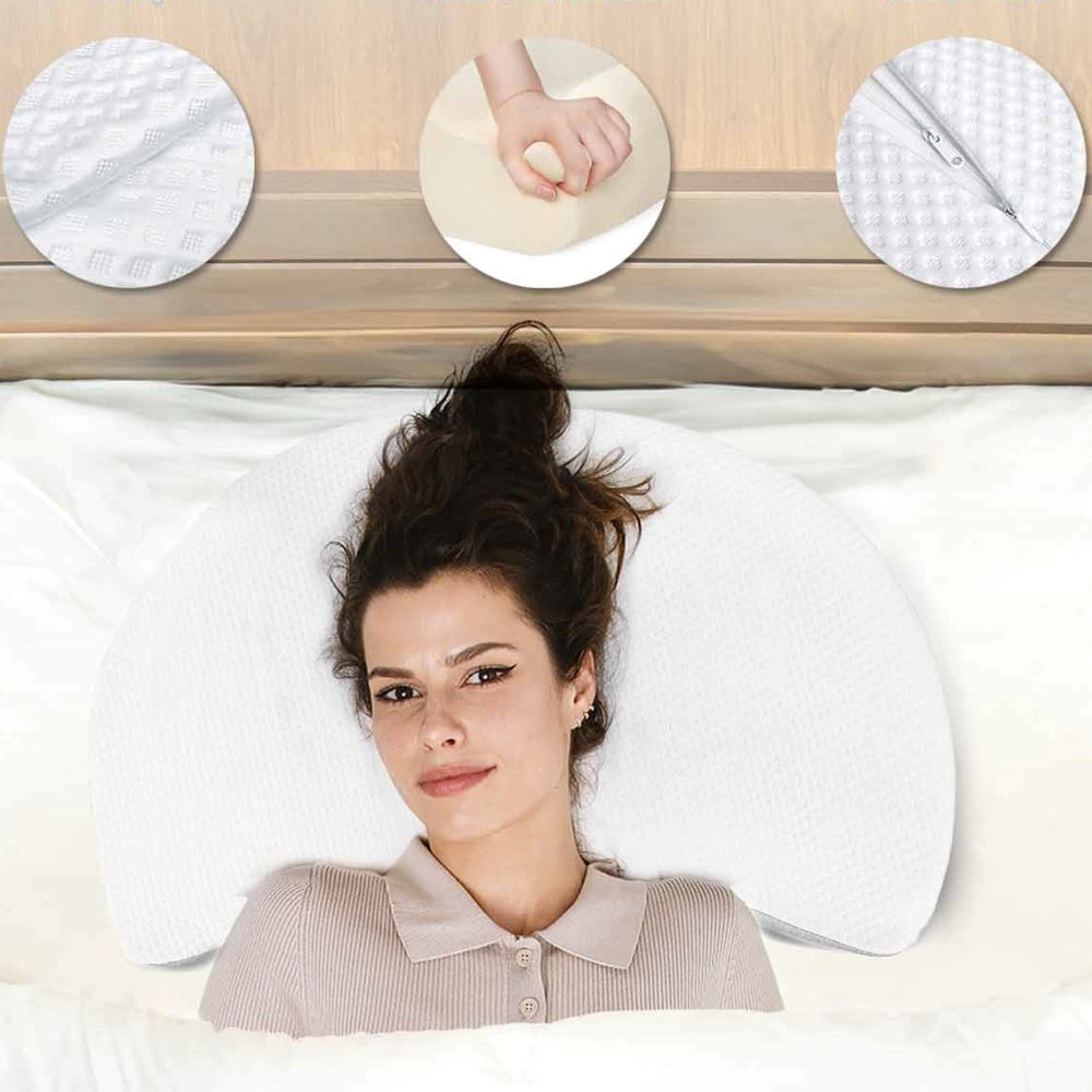 Mėnulio formos ergonominė pagalvė