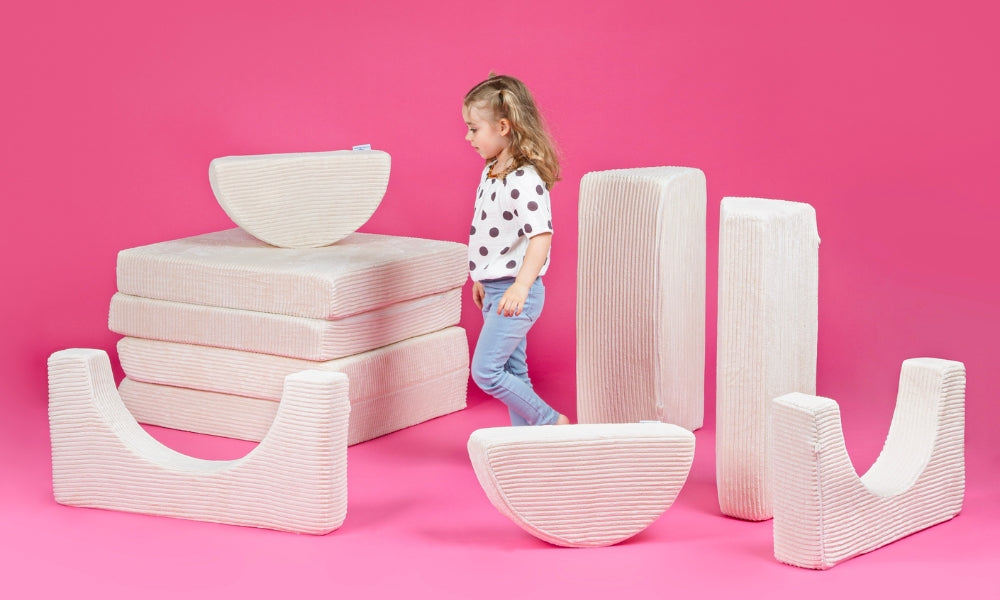 10 dalių modulinė sofa vaikams