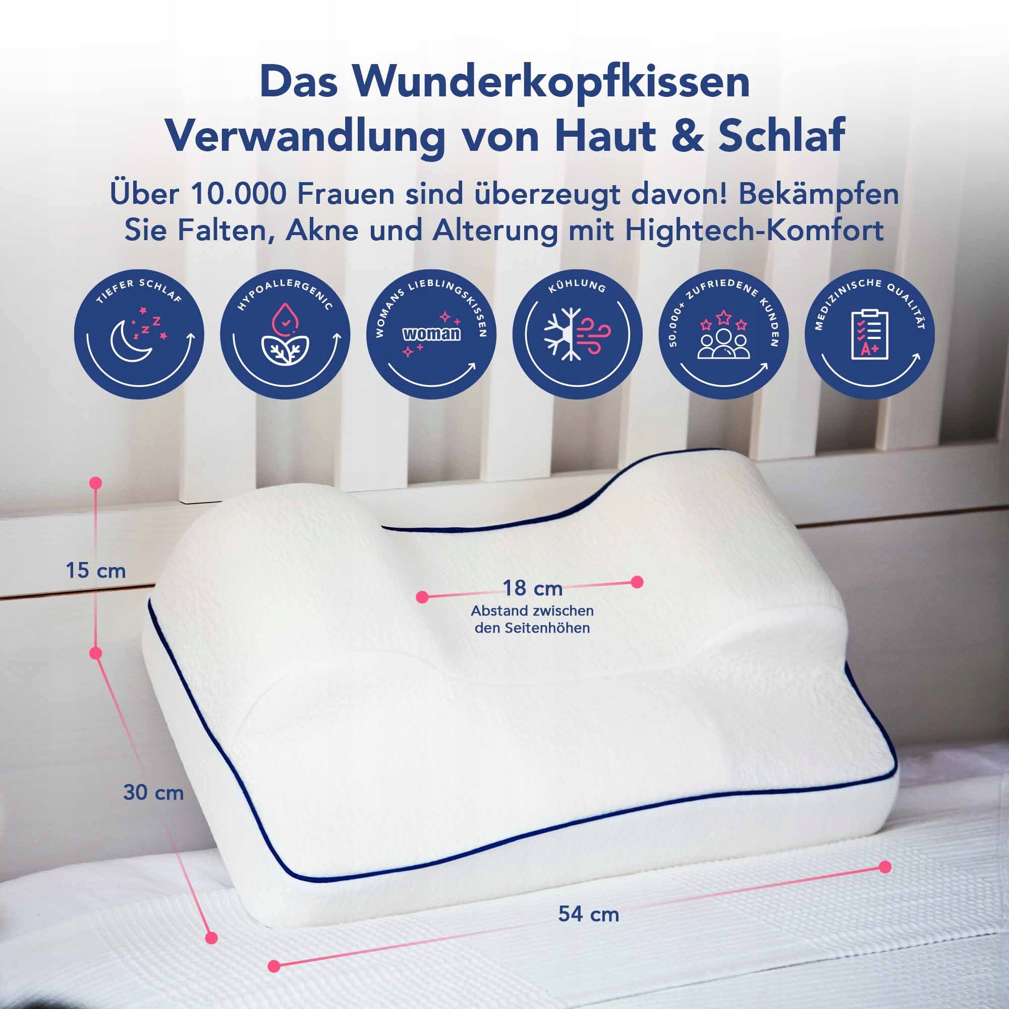 Ergonomiška grožio miego pagalvė