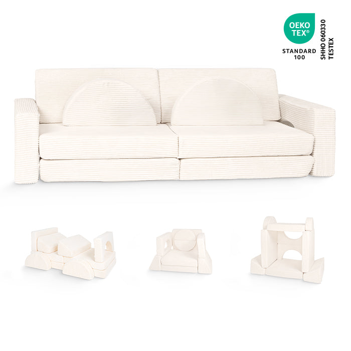 10 dalių modulinė sofa vaikams