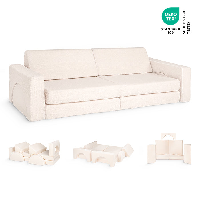 10 dalių modulinė sofa vaikams