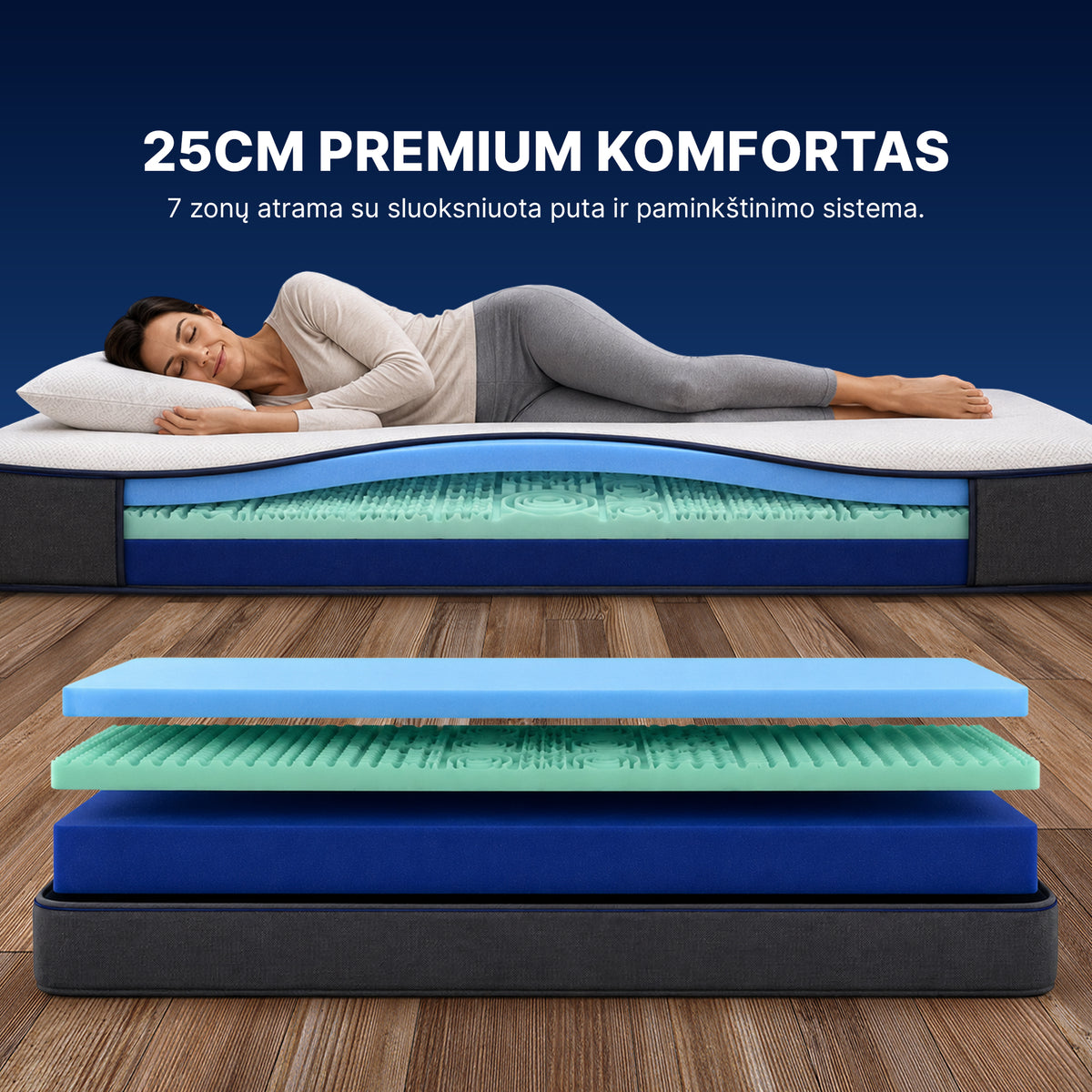 Premium Komforto Čiužinys