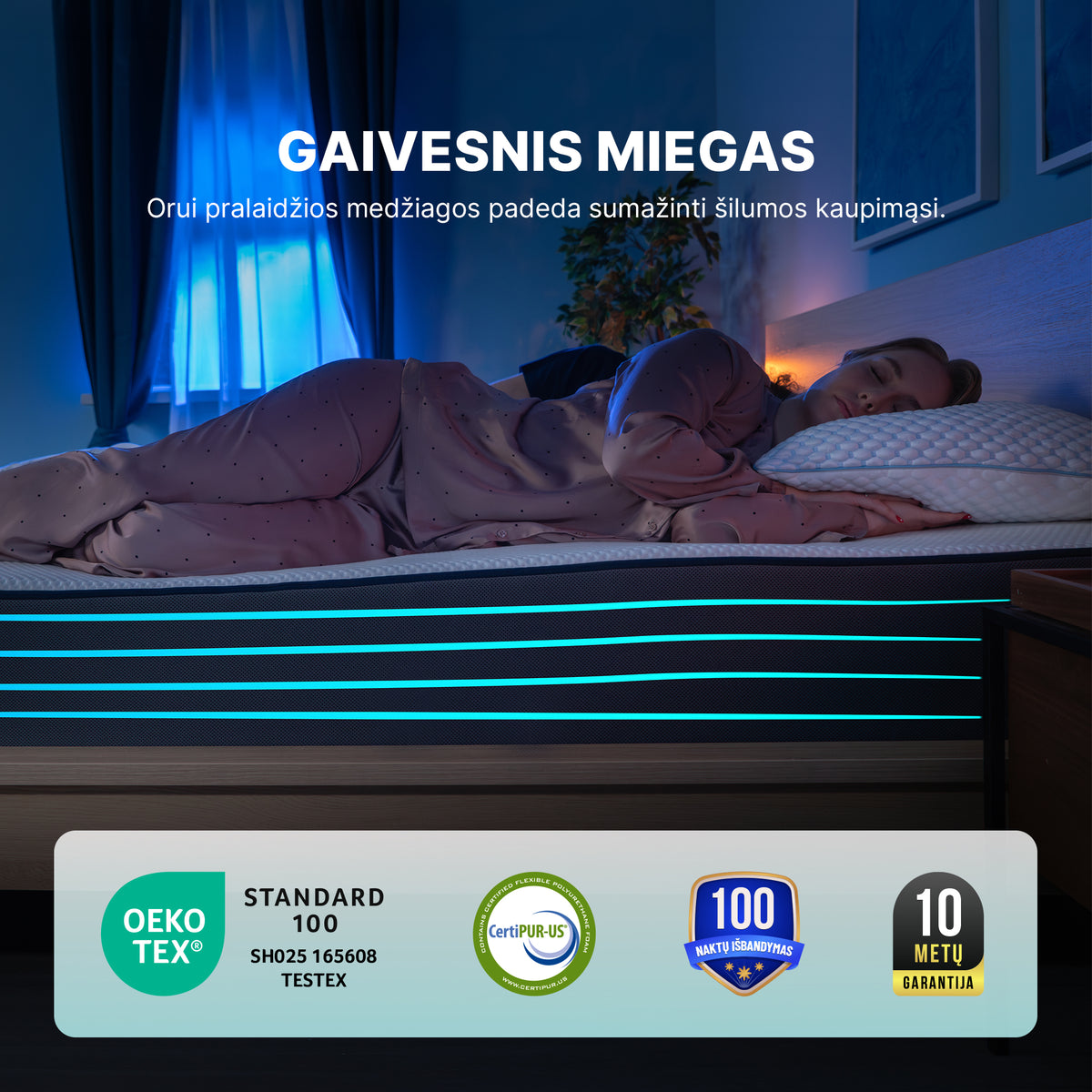 Premium Komforto Čiužinys