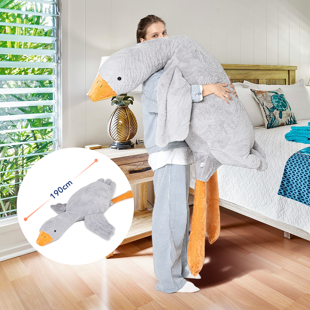 Didelė pliušinė žąsis 190cm