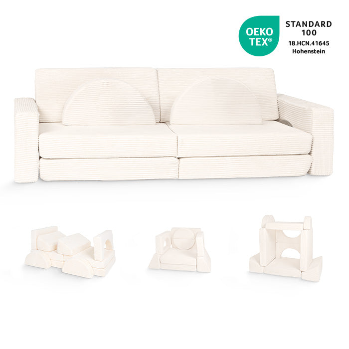 10 dalių modulinė sofa vaikams