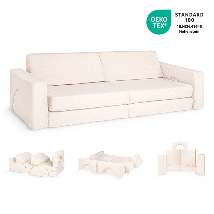 10 dalių modulinė sofa vaikams