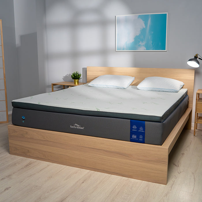 Premium Komforto Antčiužinis - Gelinis su bambuko užvalkalu