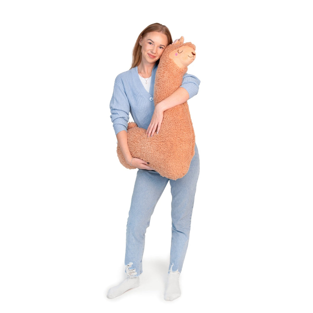 Minkšta pliušinė Alpaka 90cm