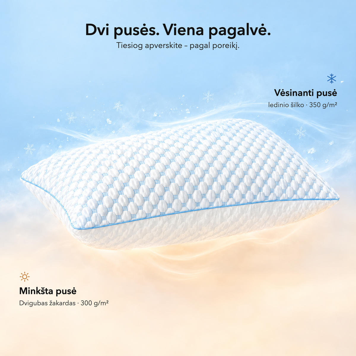 Cloud Pagalvė - Ergonominė Memory Foam