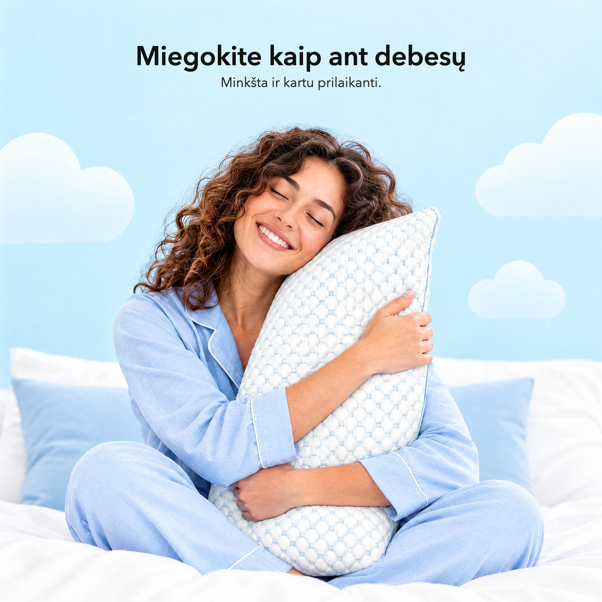 Cloud Pagalvė - Ergonominė Memory Foam
